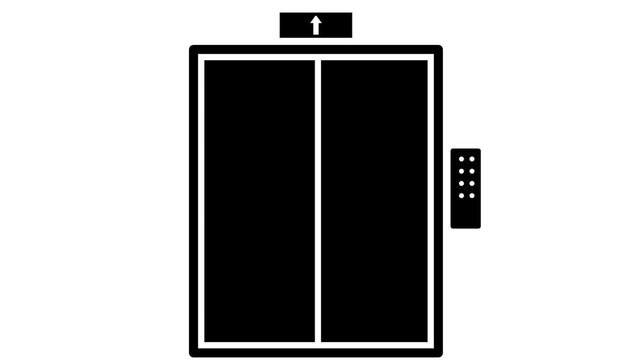 Stick Figure Animation Using Elevator Up