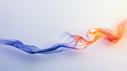 Naklejka premium Creative Decorative Design: Dynamic Swirling Vortex with Curved Shapes & Still Life Elements in an Illustration Background