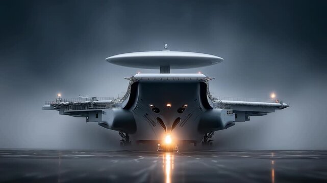Futuristic Aircraft Carrier Majestic Debut