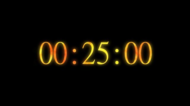 alpha Particle golden 30-second countdown