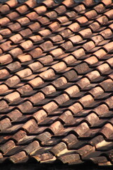 red roof tiles
