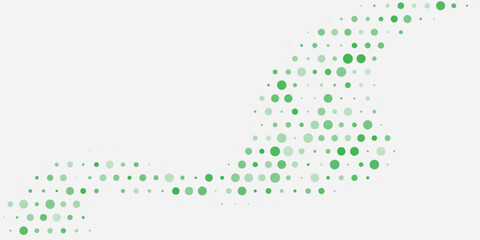 Light Blue, Green vector red banner with set of circles, dots. Donuts Background. Creative Design Template. Technological halftone illustration.