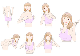 ナイトブラ着用手順