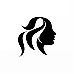 Women hair logo design concep...