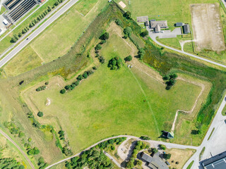 Aerial View Johannisborgs Norrkping Sweden
