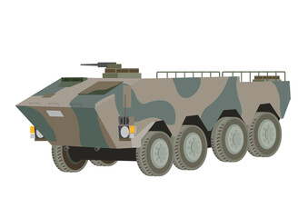 Fototapeta premium 自衛隊の装甲車