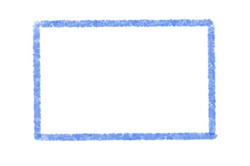 Light blue watercolor line frame