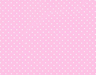 Simple pastel pink polka dots