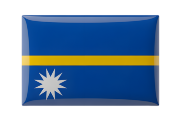 Nauru's vibrant national flag, a symbol of pride and identity, perfect for cultural projects, travel promotions, or educational materials
