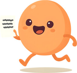 Cute shape character illustration for kids education learning template, Emoticon png