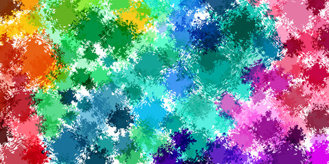 Fototapeta premium Colorful abstract background with vibrant paint splashes for a modern and artistic design element