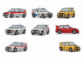 Happy kids playing with light effects