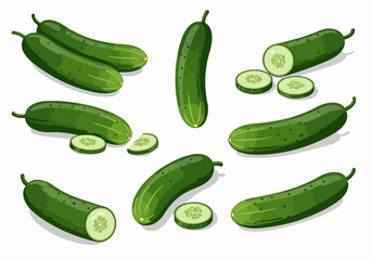 Camera tripods set isolated on white