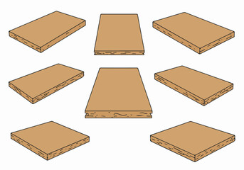 Bridge structures outline icons set for transportation