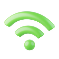 Wifi 3D Icon, 3D rendering
