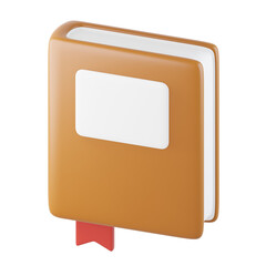 Notes 3D Icon, 3D rendering