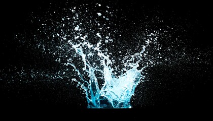 Obraz premium Abstract water splash explosion