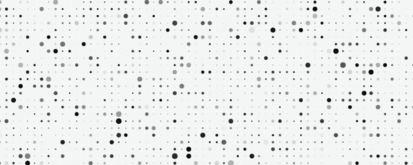 Halftone background with dots. Black and white pop art pattern in comic style. Monochrome dot texture. Vector illustration