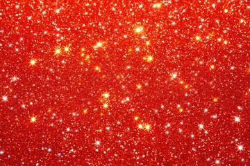 Red glitter texture background, sparkling bright