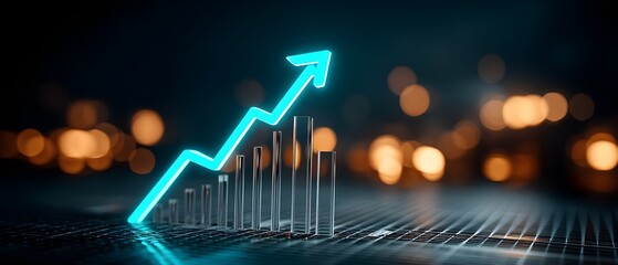 Cyan Blue Neon Metallic Dotted Clean Sharp Edges Beneath Transparent Vertical Holographic Light Bars Rise Web Print Copy Space Template Branding Social Media Poster Banner Marketing Ecom SEO Optimized