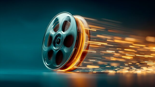 Silver Neon Orange Gradient Behind It Arrows Futuristic Motion Blur Effect Symbolizing Speed Innovation Technology Background Print Copy Space Template Branding Social Media Poster Banne SEO Optimized