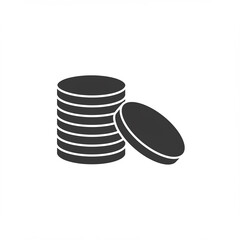 2D Stack of coins icon