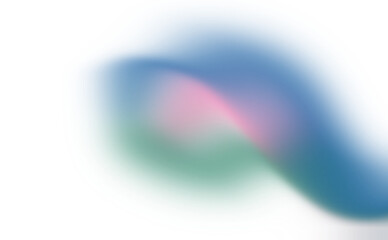 Multicolored gradient shape ,colour pink green blue ,texture tones paper 