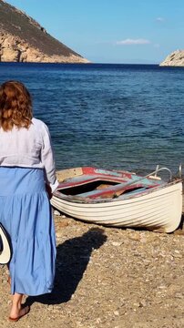 Woman and the sea