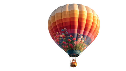 Fototapeta premium Hot air balloon in flight
