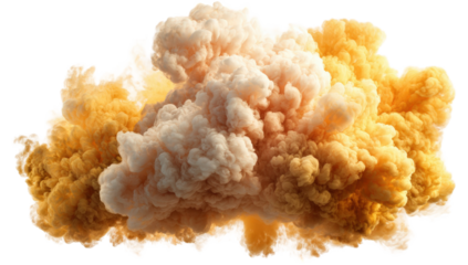Abstract cloud of swirling, blended colors