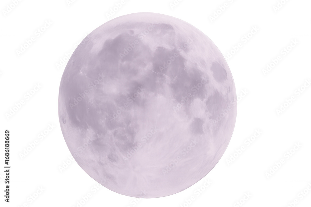 Poster luminous full moon glowing against transparent surface, enhancing astronomical visual concepts with 