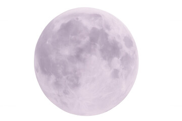 Naklejka premium Luminous full moon glowing against transparent surface, enhancing astronomical visual concepts with celestial radiance and cosmic clarity