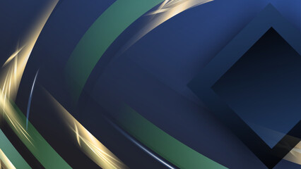 Blue gold background