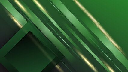 Green gold background