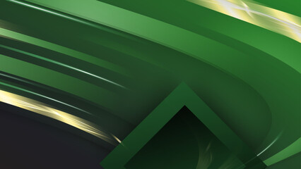 Green gold background