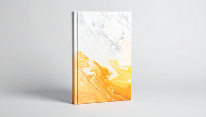 Golden Journal: A journal with an artistic cover showcasing a beautiful blend of colors, exuding a sense of artistry and inspiration.