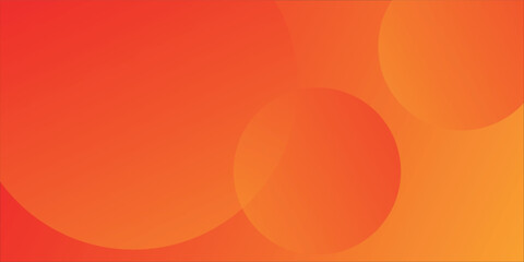 Orange Gradient Abstract Background Featuring Overlapping Circular Light Patterns eps10