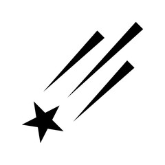 black and white stars element