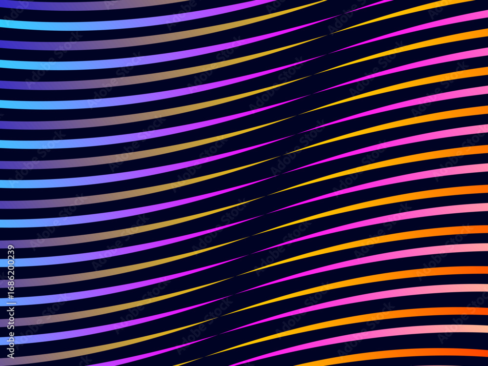 Poster abstract vector background with colorful dynamic flowing wave pattern, suitable for modern digital a