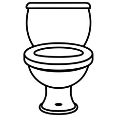 toilet bowl isolated