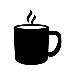 A hot steaming mug of coffee or tea ready to be enjoyed