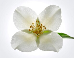 Fototapeta premium Close-up of a delicate white flower
