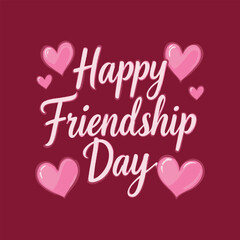 happy friendship  day card