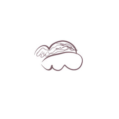 Dreamy cloud sketch evokes peaceful slumber and imaginative journeys.