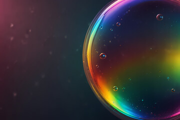 Abstract background with glowing light beams and soft gradient colors.