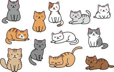 Fototapeta premium ~temp_image_Cute_cat_doodle_vect_seed983702_1756360302296_1