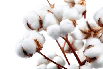 Close-up of cotton bolls