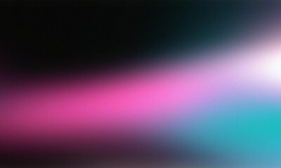 Vibrant gradient of pink, blue, and white light creates a dreamy, abstract background.