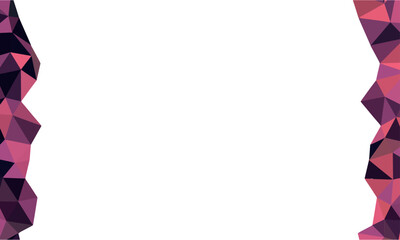 Abstract Geometric Pattern Design with Polygonal Shapes and Vibrant Pink Hues