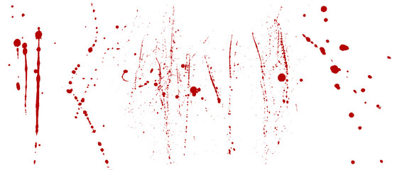 Red Blood Splatter for Science and Medical Education, Social Issues Awareness, and Graphic Design Resource
